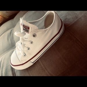 Toddler White Converse Sneakers